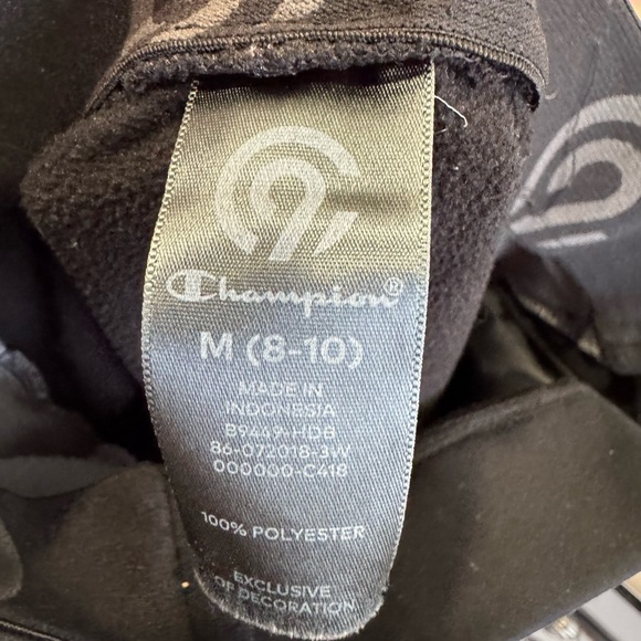 Boys size 8-10 Black Jogging pants with zippers at the ankles - Picture 2 of 6